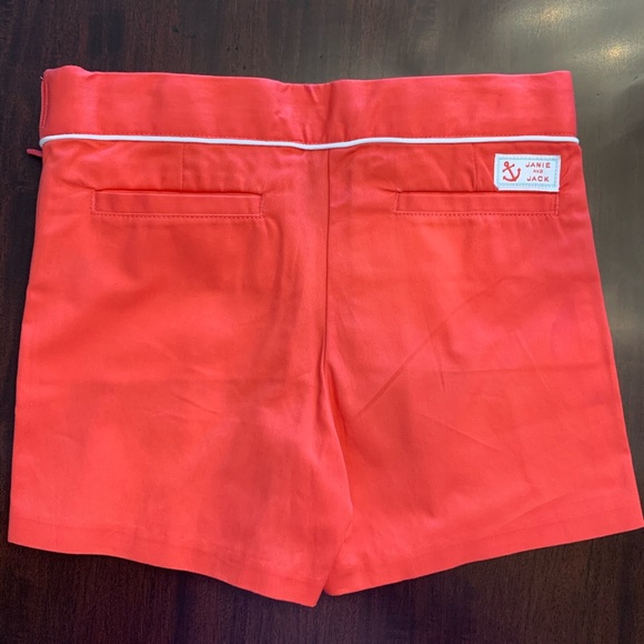 Janie and Jack size 3 Side Zip Coral Shorts - Picture 2 of 5
